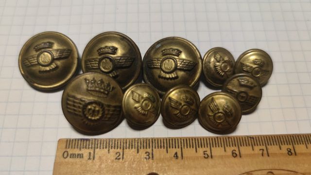 Botones Ejercito Aire Franco