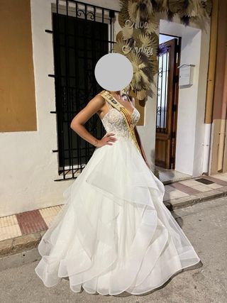 Vestido de novia/festera talla S Aires de Novia