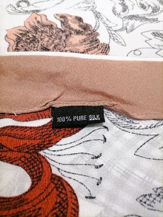 Fular de seda 100% - NUEVO