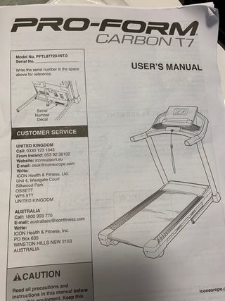 Cinta de correr plegable