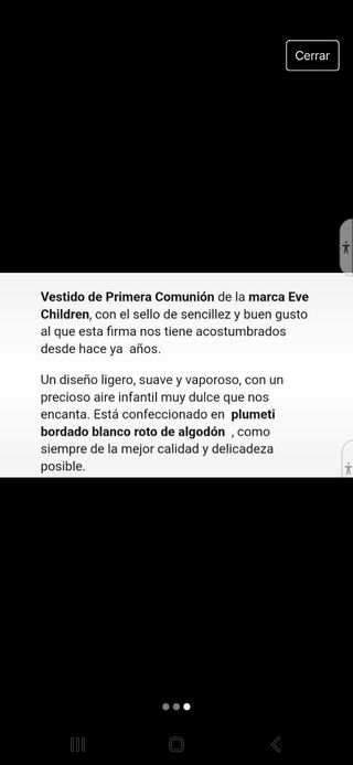 Traje de comunión niña 10 años