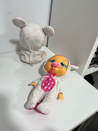 Pack 2 Bebe lloron conejo cry baby coney