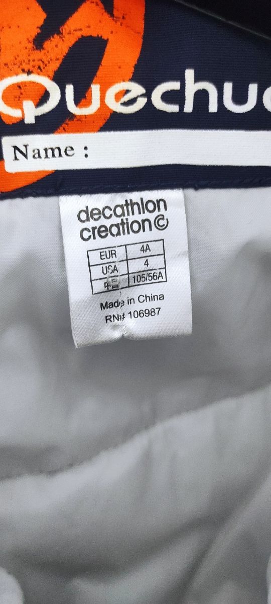 Tuta da sci blu bambino 4 anni