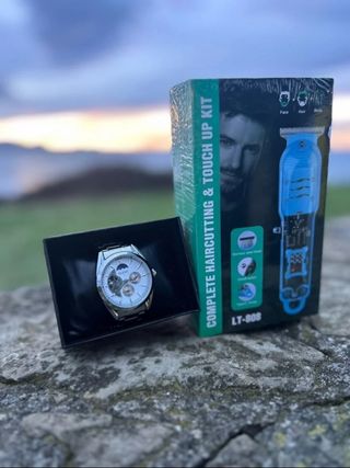 Reloj Semi Automático + maquinilla de afeitar