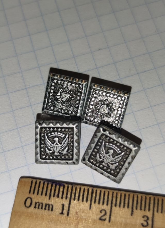 Botones antiguos EEUU