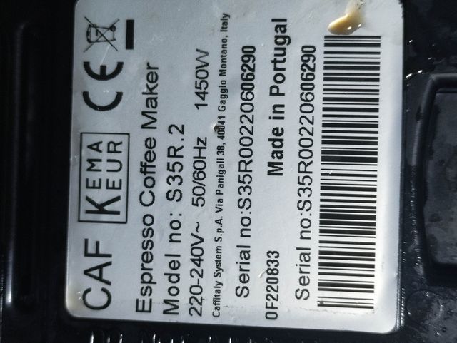 Cafetera Volta S35 R.2 Caffitaly