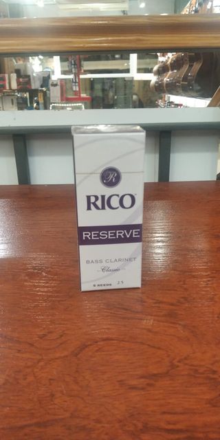 CAJA DE CAÑAS DE CLARINETE BAJO RICO RESERVE