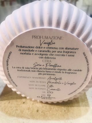 Candele profumate cera di soia