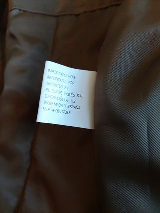 Abrigo gabardina
