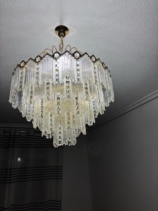 2 Lámparas antigua salon y lampara juvenil