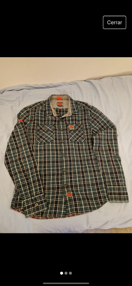 Superdry camiseta cuadrados