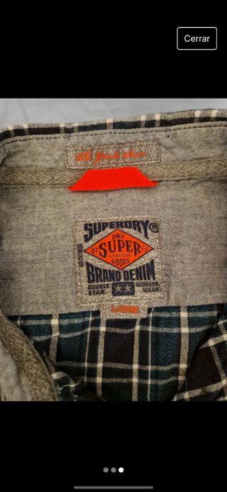 Superdry camiseta cuadrados