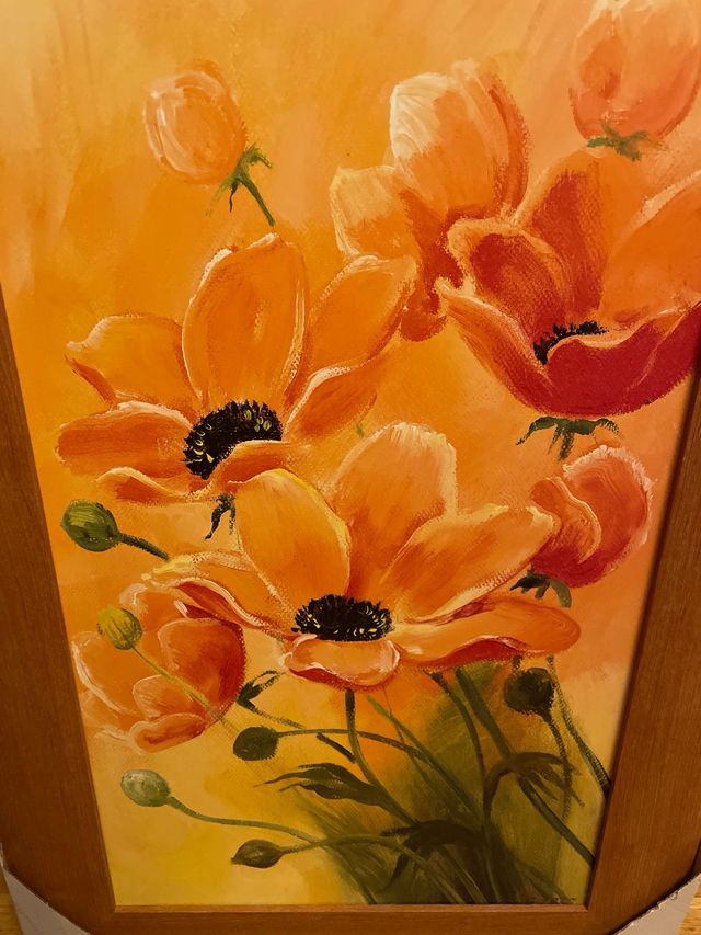 Cuadro decorativo con marco