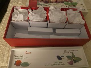 Set barbecue ciotoline porcellana NUOVO