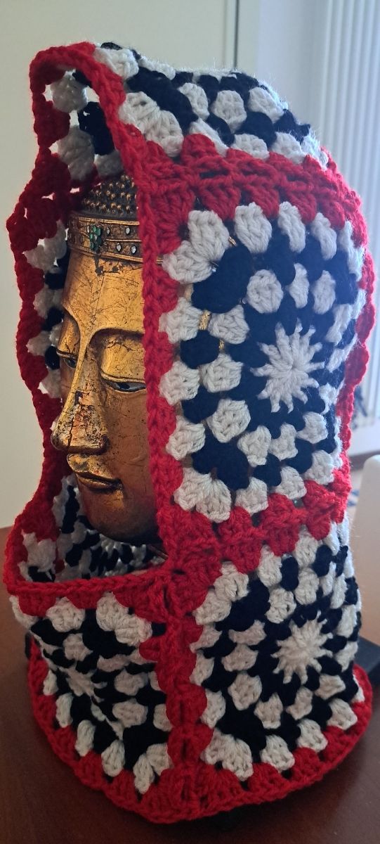 Balaclava a crochet in lana