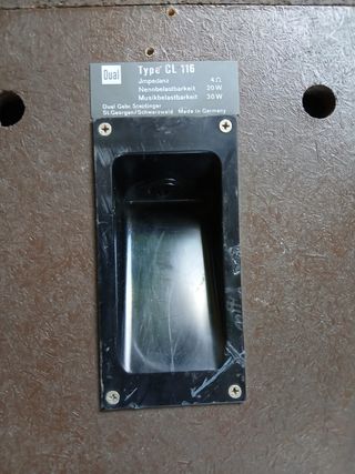 Amplificador y altavoces vintage Dual
