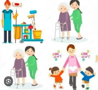 Limpiadora, cuidadora y ect