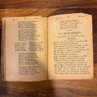 ANTIGUO LIBRO ESCRITURA Y LENGUAJE DE ESPAÑA