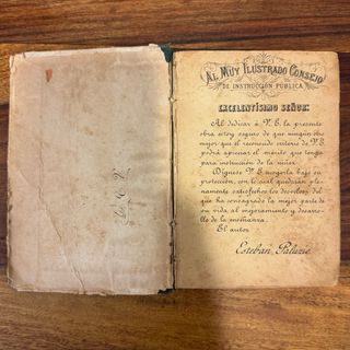 ANTIGUO LIBRO ESCRITURA Y LENGUAJE DE ESPAÑA