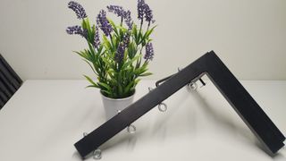 TENDEDERO PLEGABLE DE PARED NEGRO  4 CUERDAS