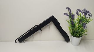 TENDEDERO PLEGABLE DE PARED NEGRO  4 CUERDAS