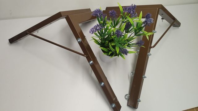 TENDEDERO PLEGABLE DE PARED NEGRO  4 CUERDAS