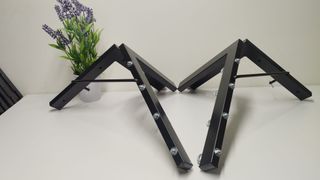 TENDEDERO PLEGABLE DE PARED NEGRO  4 CUERDAS