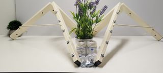 TENDEDERO PLEGABLE DE PARED NEGRO  4 CUERDAS