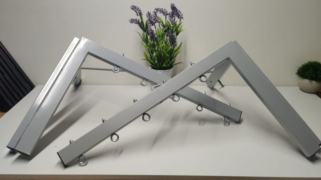 TENDEDERO PLEGABLE DE PARED NEGRO  4 CUERDAS