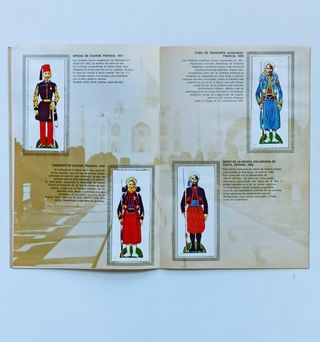 ALBUM TROPAS DE COLOR 1971 COMPLETO