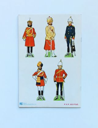 ALBUM TROPAS DE COLOR 1971 COMPLETO