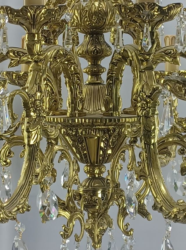 LÁMPARA TECHO GRAN TAMAÑO- BRONCEART TORRENT