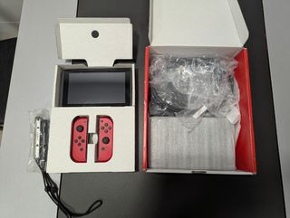 Nintendo switch joycons mario