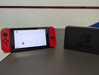Nintendo switch joycons mario