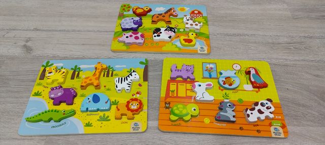 Puzzle de animales (Juguete de madera)