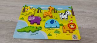 Puzzle de animales (Juguete de madera)