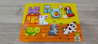 Puzzle de animales (Juguete de madera)