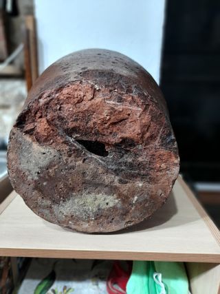 Vasija de barro antigua