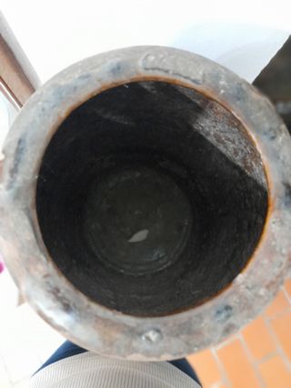 Vasija de barro antigua