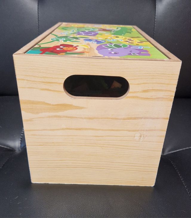 Caja de juegos madera Safary