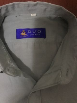 Camisa GUO italiana talla 44 manga larga