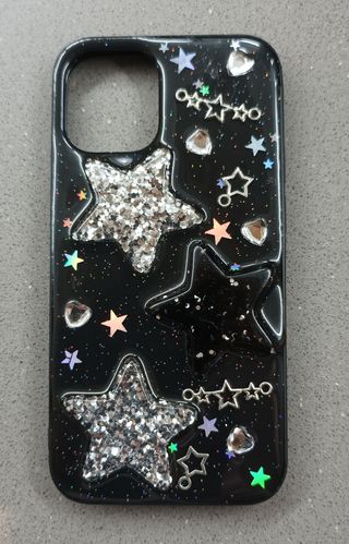 Funda móvil para iPhone 12 mini y protector lente