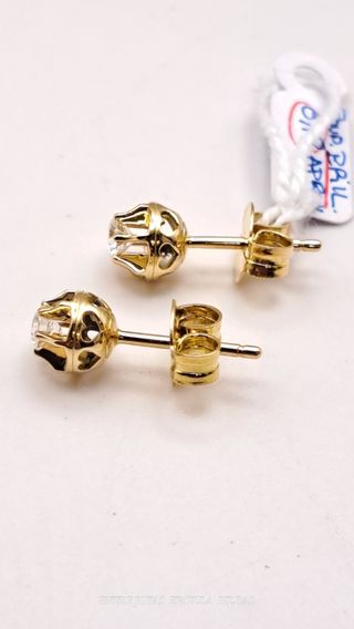PENDIENTES ORO 18K CON DIAMANTES 
