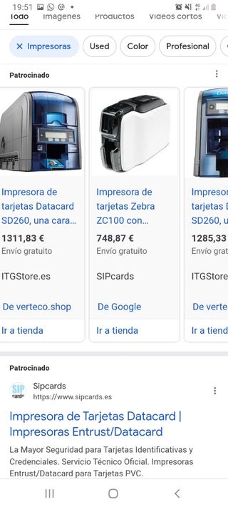 Impressora tarjetas Datacard