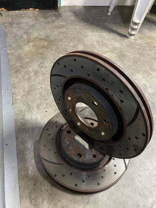 Disco de freno psa ventilados/rallados