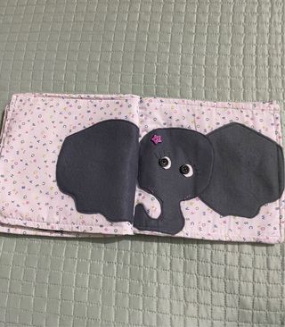 Libro di stoffa handmade prima infanzia