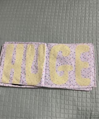 Libro di stoffa handmade prima infanzia