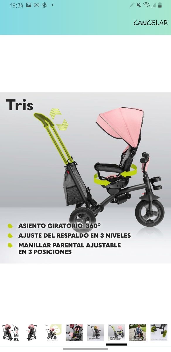 Triciclo para niña