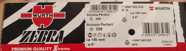 Disco abrasivo grana 320