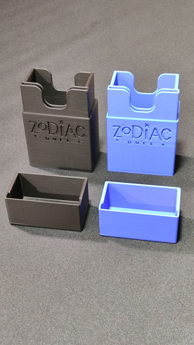 Caja 3D Zodiac Duel en Negro